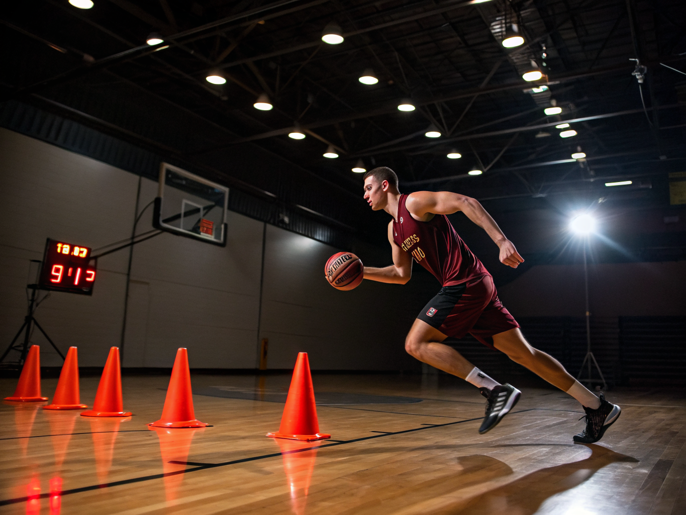 Pro-level basketball conditioning and high-octane agility training
