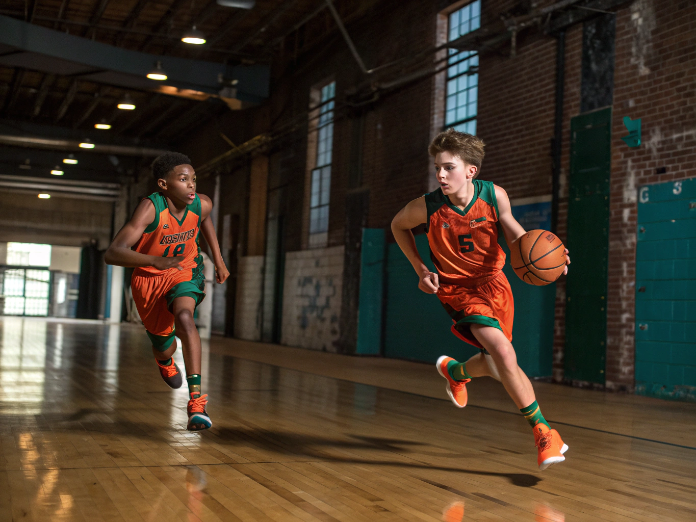 Competitive training scrimmage under professional game-like conditions